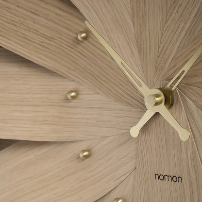Momenta - Modern wooden wall clock with an elegant look