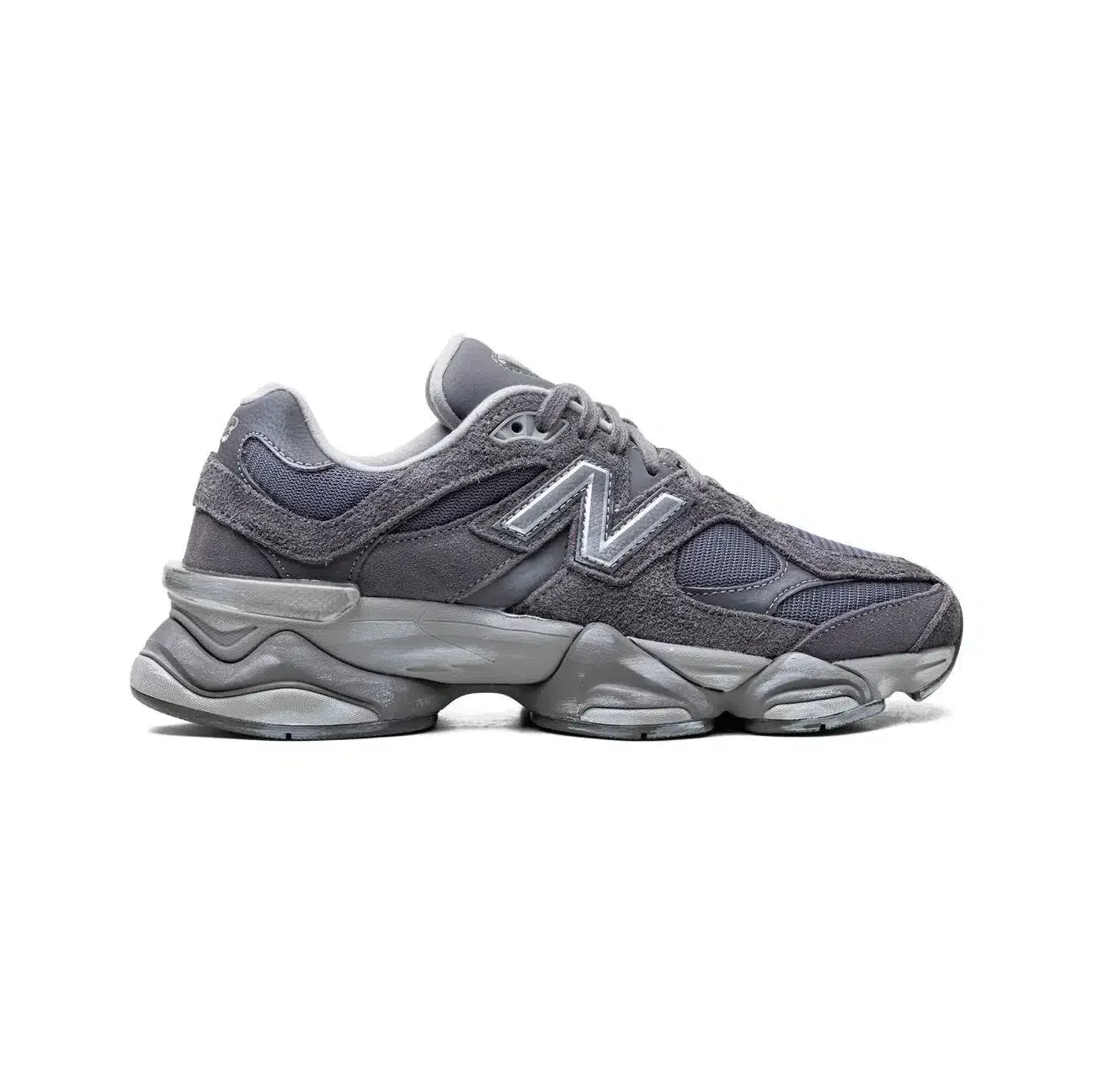Baskets rétro New Balance 9060 pour homme en daim gris