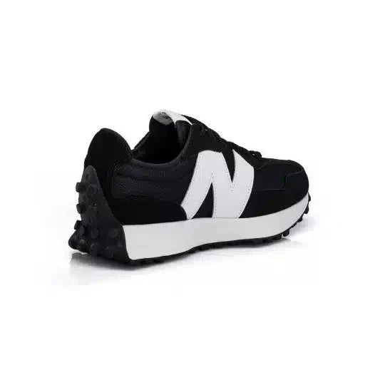 Baskets de course rétro New Balance 327 pour homme - Noir/Blanc