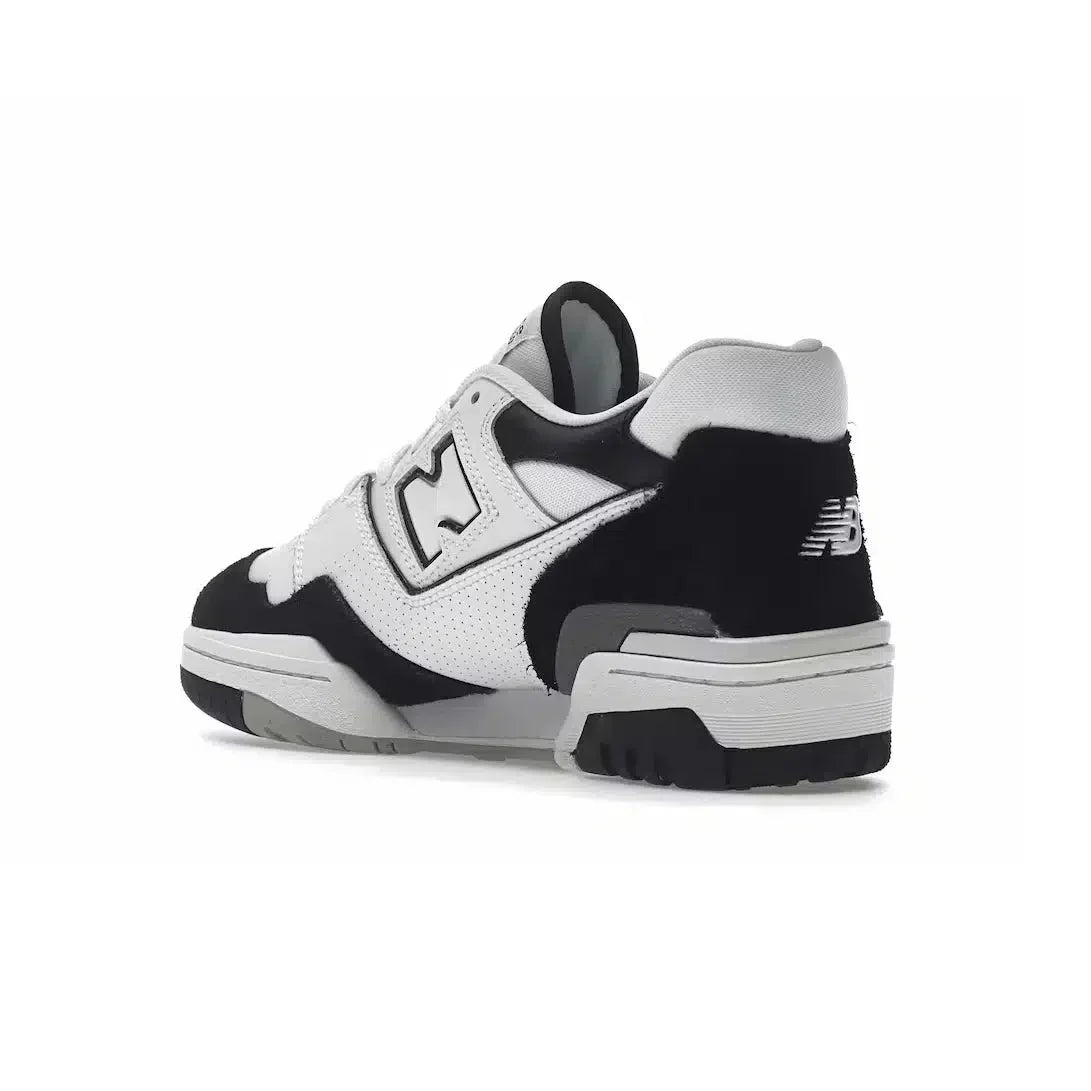 Baskets sport rétro New Balance 550 pour homme, blanches, noires et grises