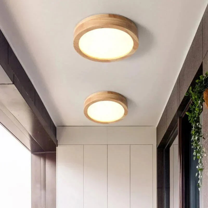 Nordika – Luminaire plafond en bois au design scandinave