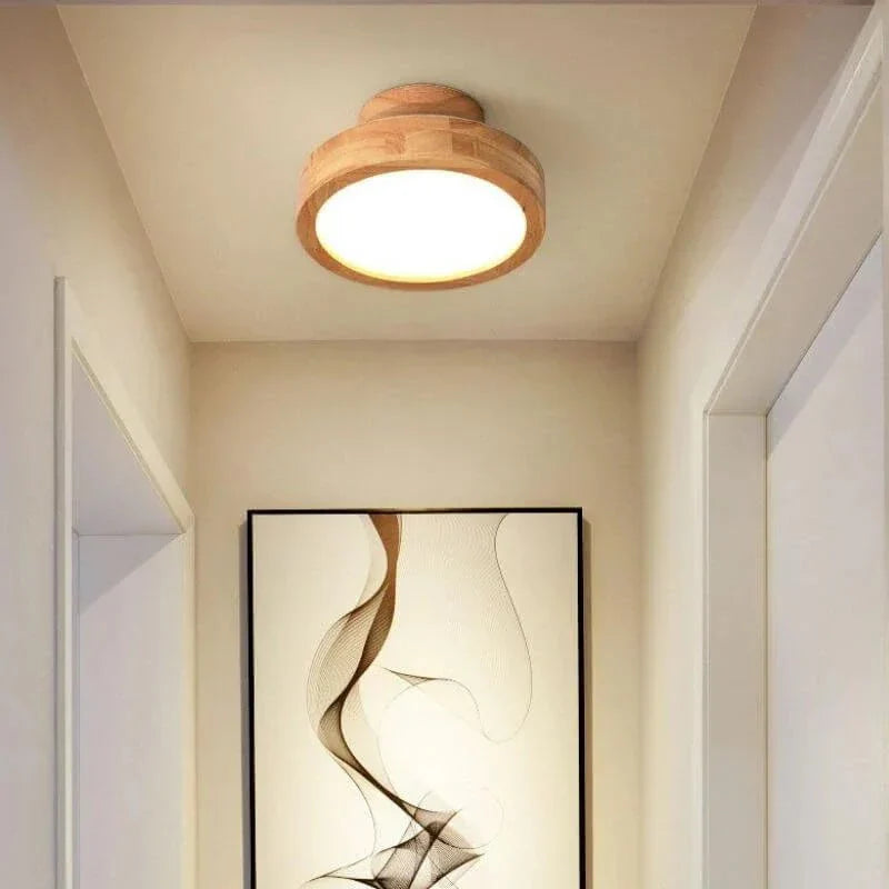 Nordika – Luminaire plafond en bois au design scandinave