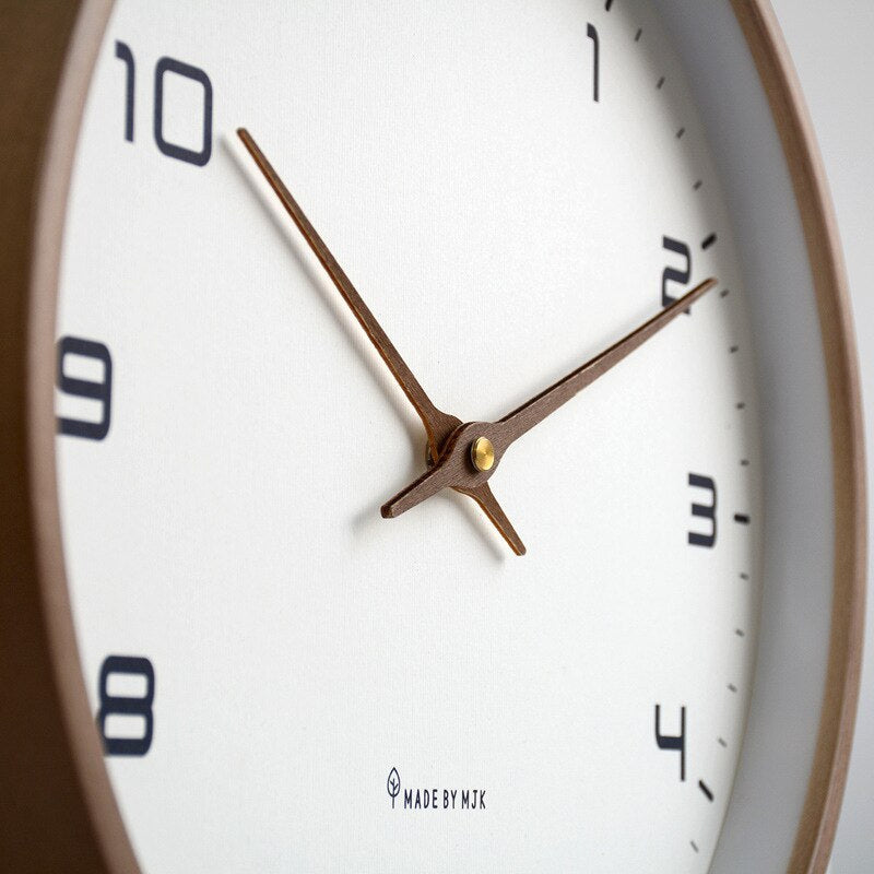 Nordwood - Wooden wall clock with Scandinavian design