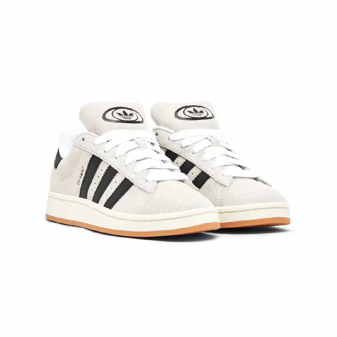 Adidas Campus 00s Crystal White et Core Black en Daim