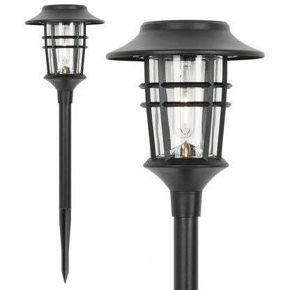 Solflare - Set of 6 outdoor atmospheric solar lamps with flame effect