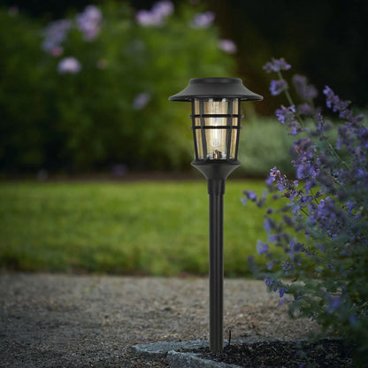 Solflare - Set of 6 outdoor atmospheric solar lamps with flame effect