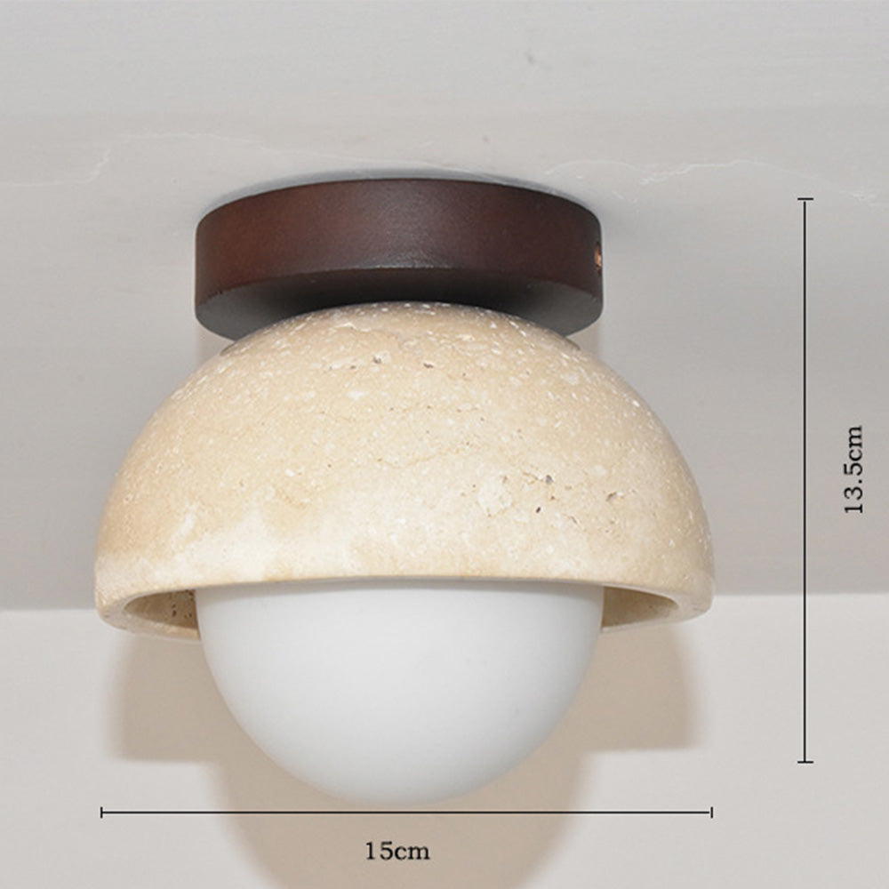 Stonera - Applique design beige à l'aspect naturel