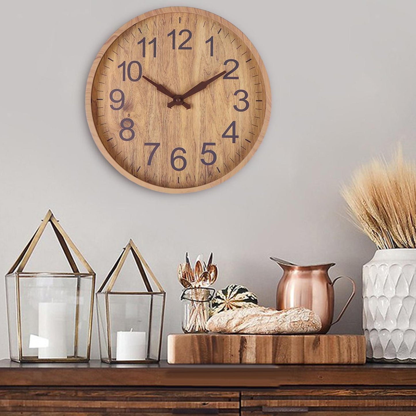 Terrano – Elegant wooden clock for a natural look