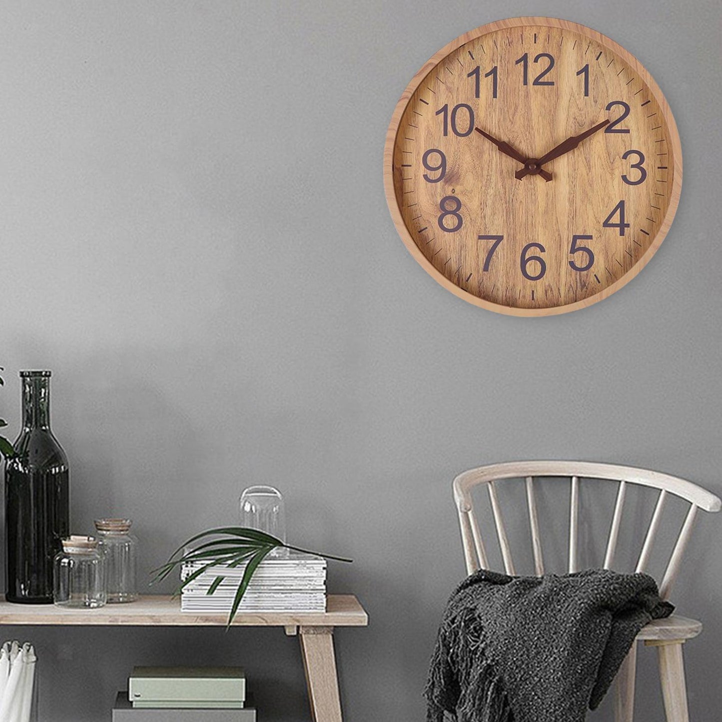 Terrano – Elegant wooden clock for a natural look