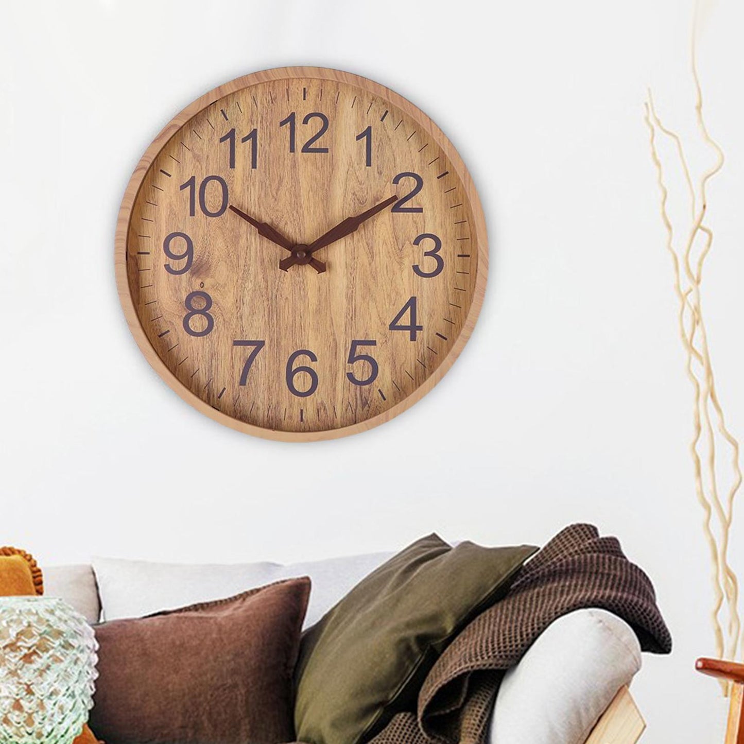 Terrano – Elegant wooden clock for a natural look