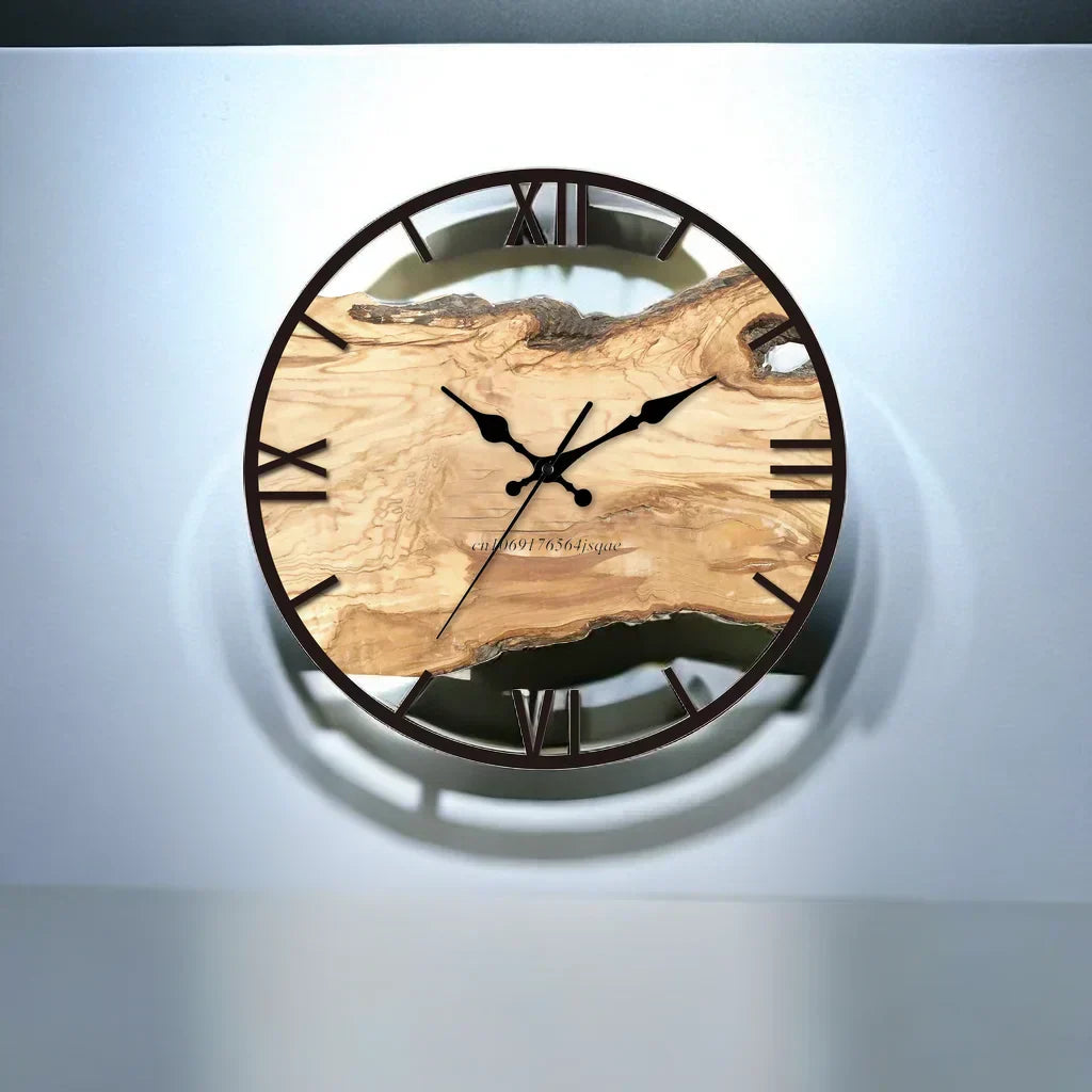 Tranzora – Horloge murale transparente au design moderne
