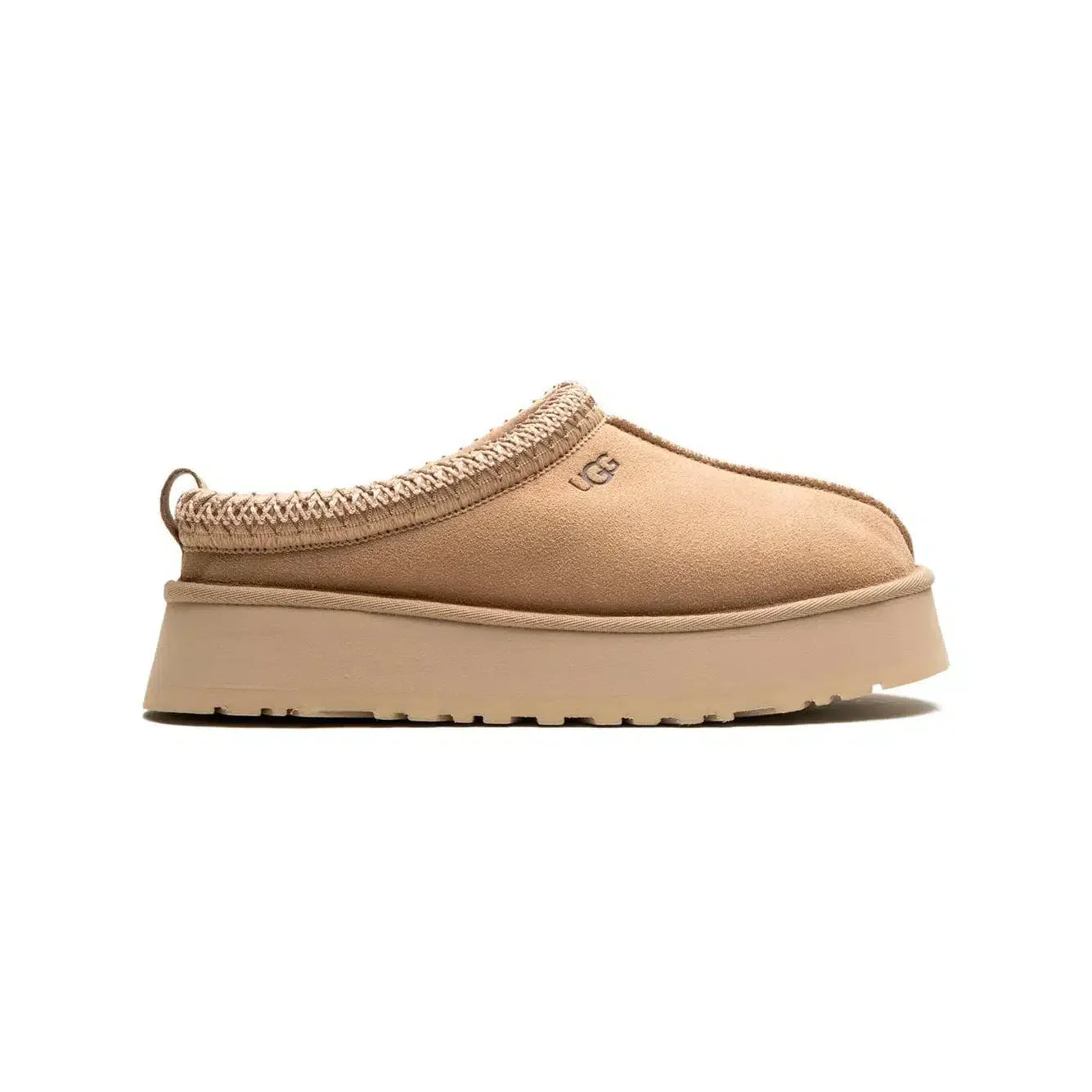 Pantoufles UGG Tazz Light Beige – Élégantes et Confortables avec Semelle Élevée