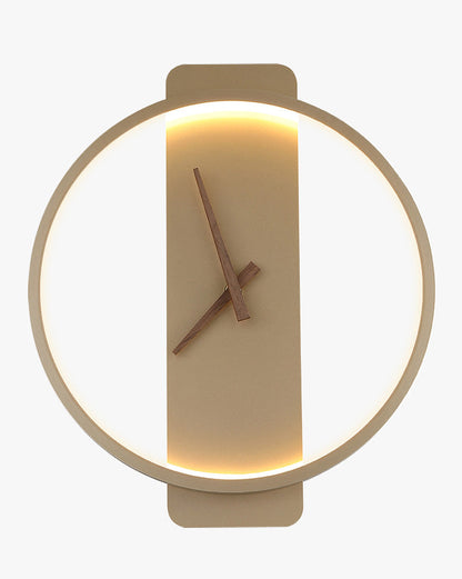 VARELUX – Stijlvolle moderne wandklok met LED-verlichting en een minimalistisch design.