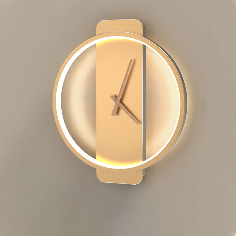 Varelux – Horloge mural moderne avec lumière LED apaisante