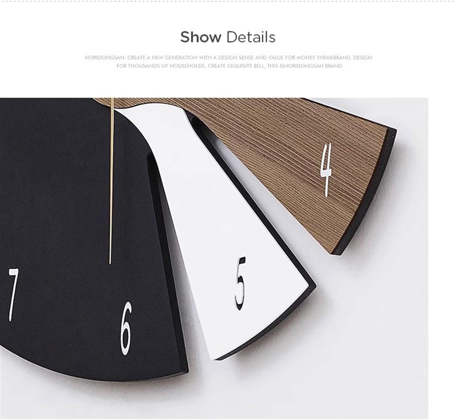 Varion - Grande horloge murale élégante au design moderne