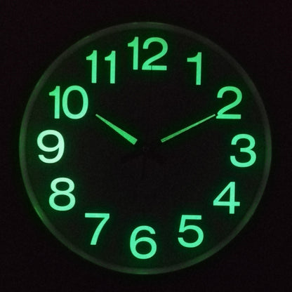 Velluno – Silent wall clock with LED lighting