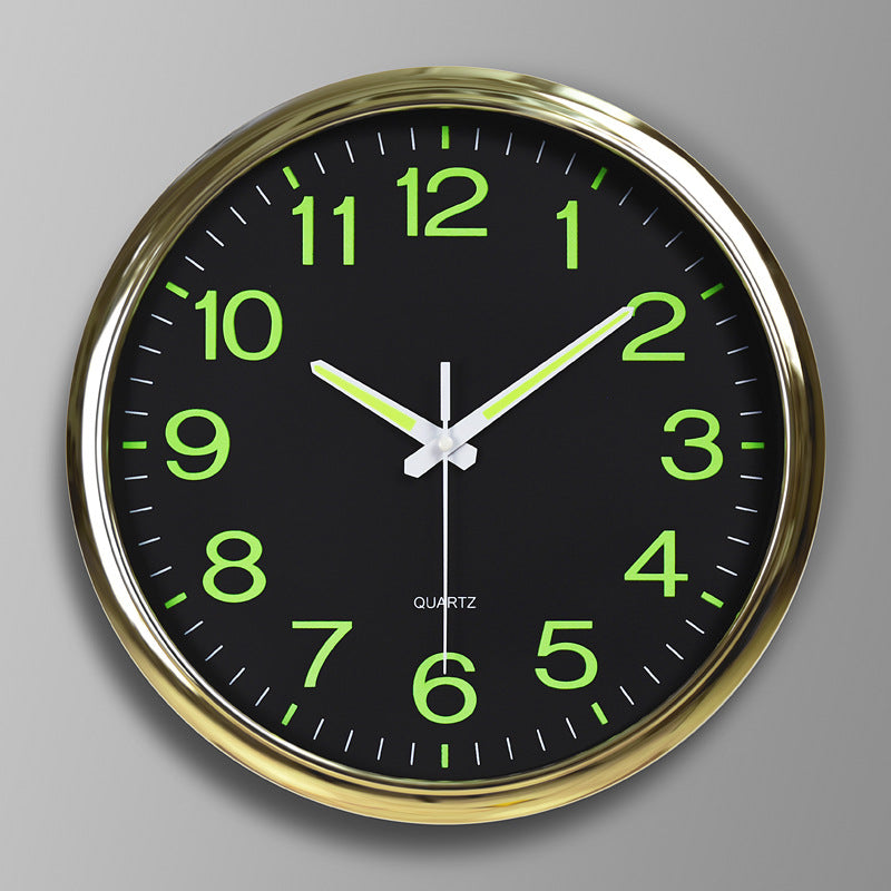 Velluno – Silent wall clock with LED lighting