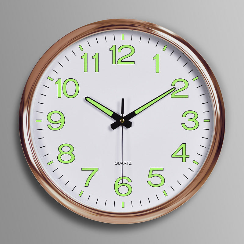 Velluno – Silent wall clock with LED lighting