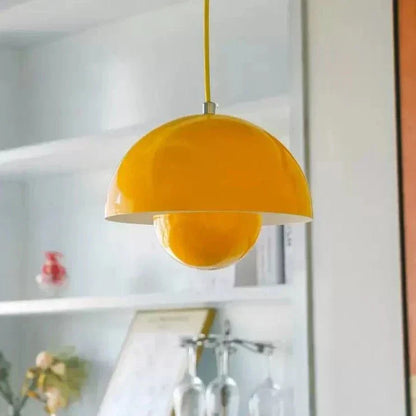 Veltora – Enameled glass pendant for an elegant atmosphere