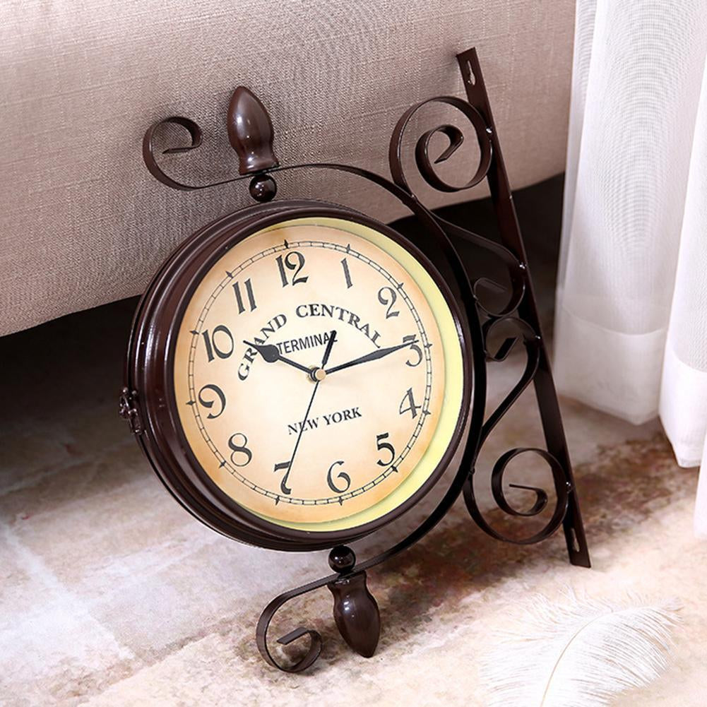 Vintora – Horloge murale vintage au look rétro de gare
