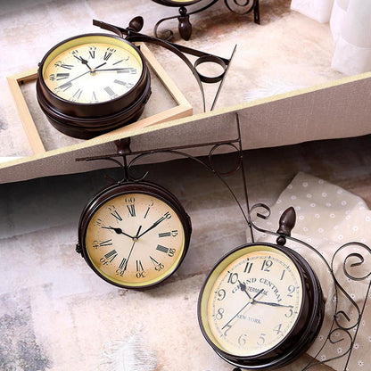Vintora – Horloge murale vintage au look rétro de gare