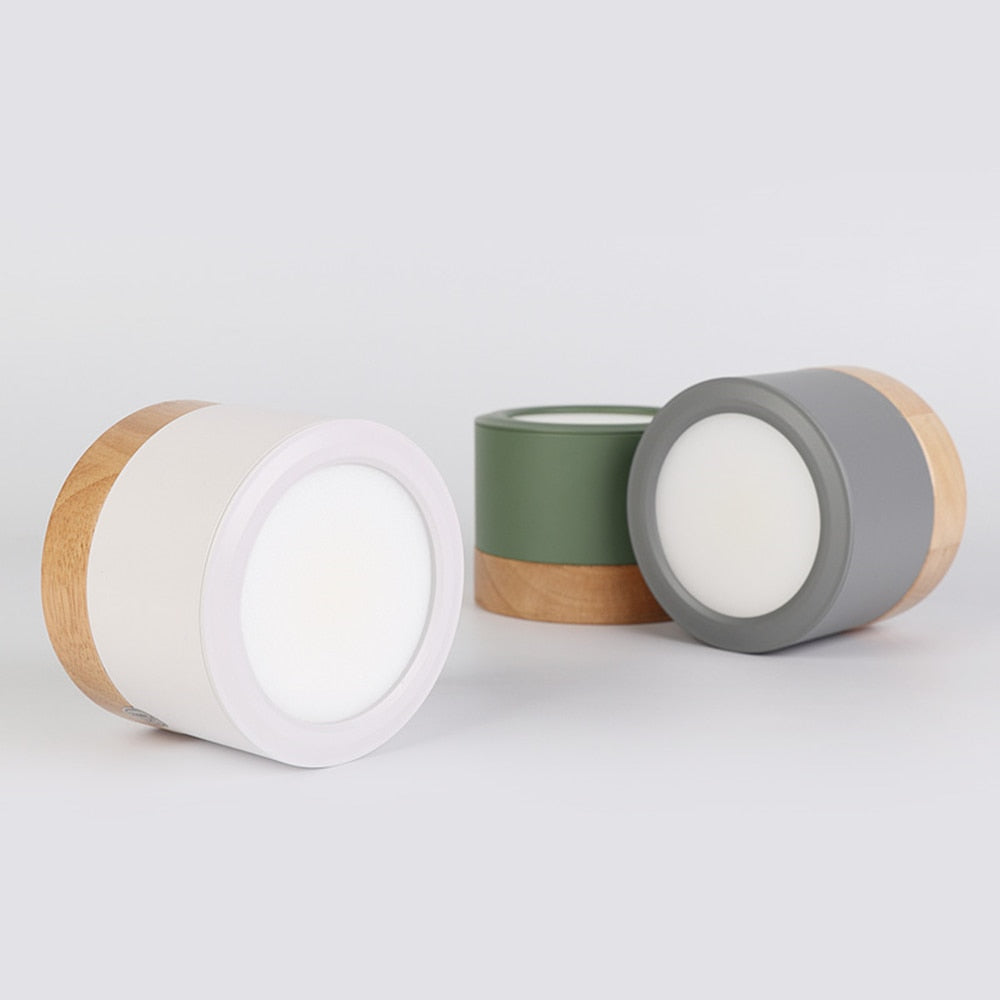 Viva – Spot LED Moderne en Bois et Métal pour Extérieur