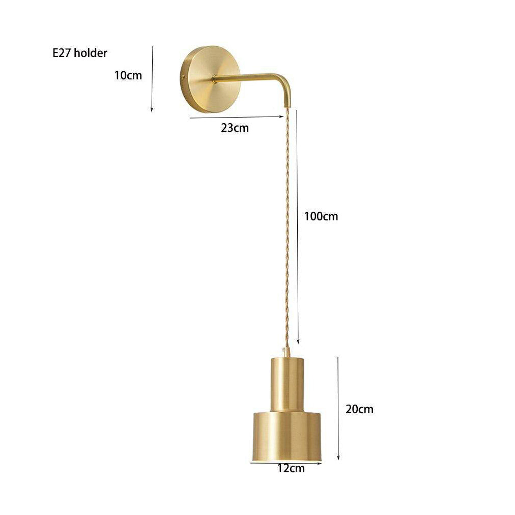 Aurora – Applique Murale Moderne avec Lampe Suspendue